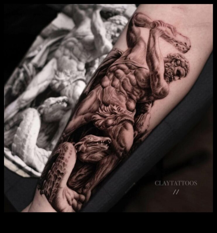 سحر الحبر: الوشم الواقعي مع الجمال النابض بالحياة