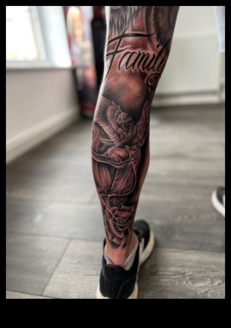 أساطير في الحبر اكتشف فن الوشم على الجزء السفلي من الساق 4 أساطير في الحبر: تم الكشف عن البراعة في أطرافك السفلية