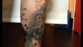 أساطير بالحبر عثر فن الوشم في الجانب السفلي من الساق 3 أساطير في الحبر: تم الكشف عن البراعة في أطرافك السفلية