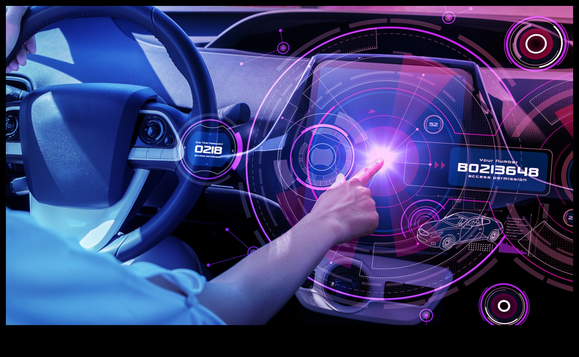 فيديو غامر داخل السيارة: إلكترونيات فيديو السيارة من أجل ترفيه جاهز للطرق