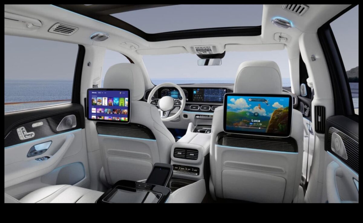 فيديو غامر داخل السيارة: إلكترونيات فيديو السيارة من أجل ترفيه جاهز للطرق