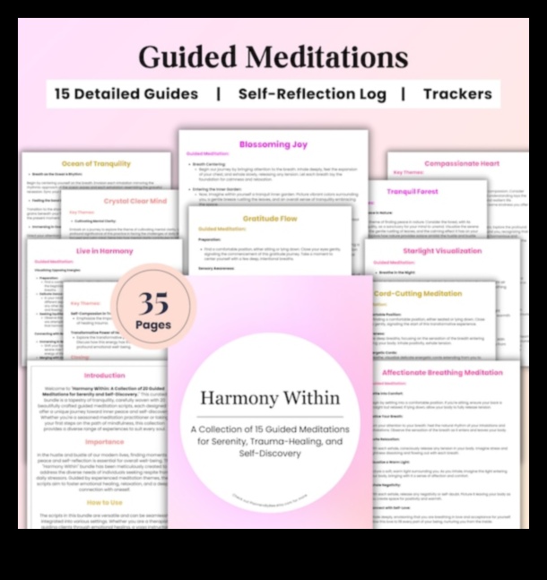 نصوص الصفاء تسترشد بالتأمل من أجل روح مسالمة 5 مخطوطات الصفاء: التأمل الموجه من أجل روح سلمية