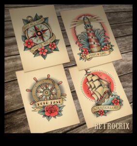 فرحة البحارة: سحر بحري في الوشم التقليدي