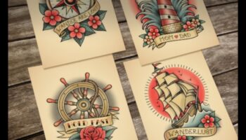 فرحة البحارة: سحر بحري في الوشم التقليدي