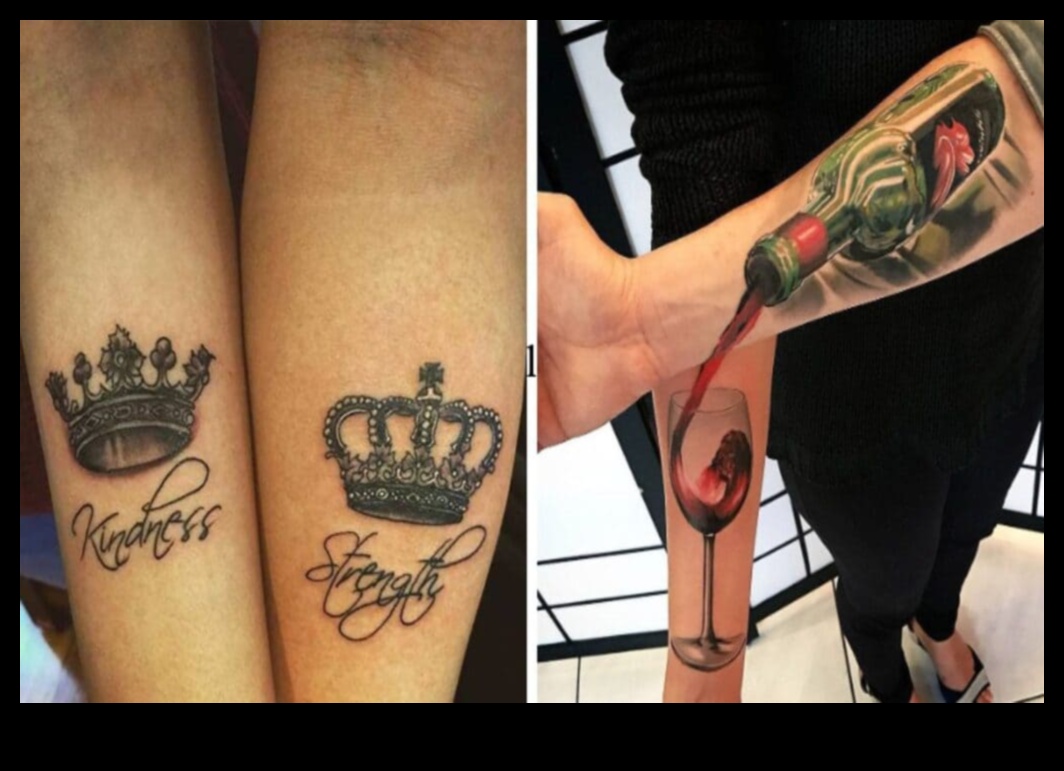 النفوس المتصلة: الوشم الزوجين يهمس حكاية الحب